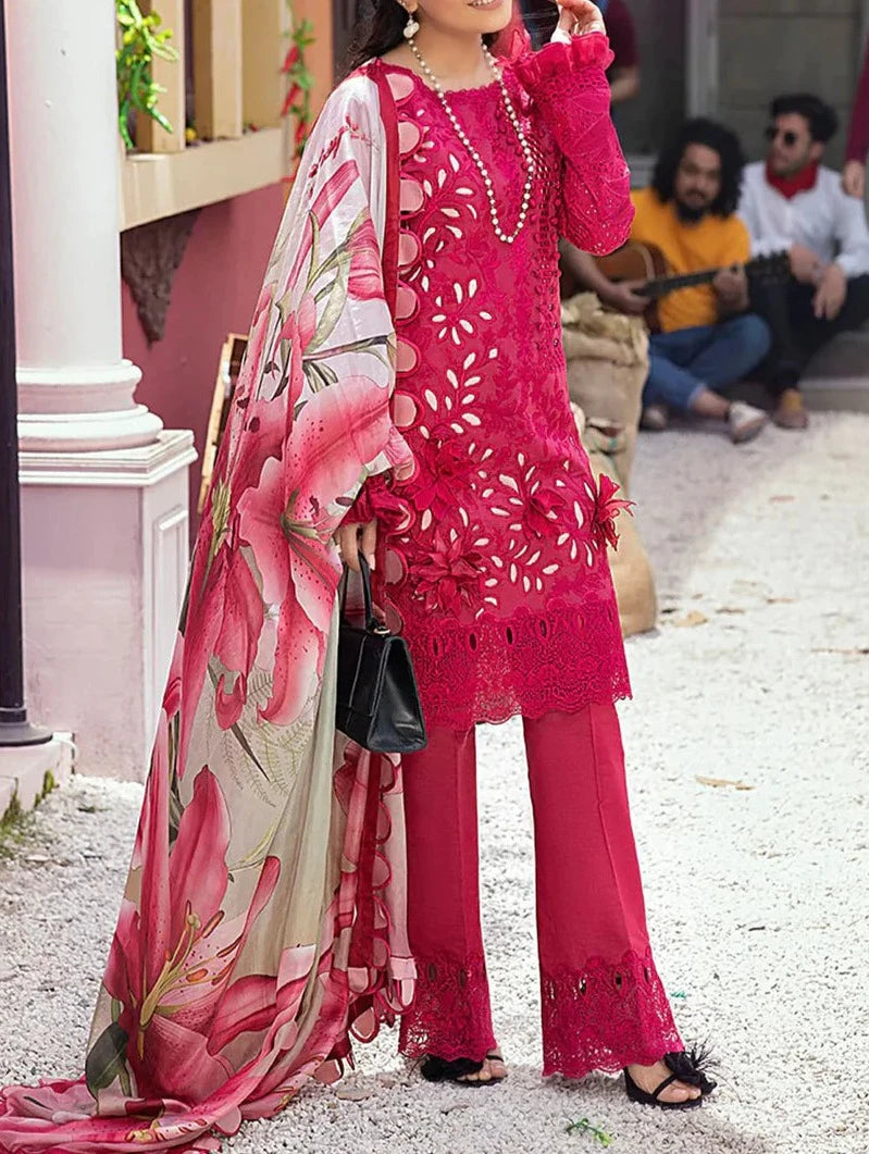 Silk dupatta dress clearance