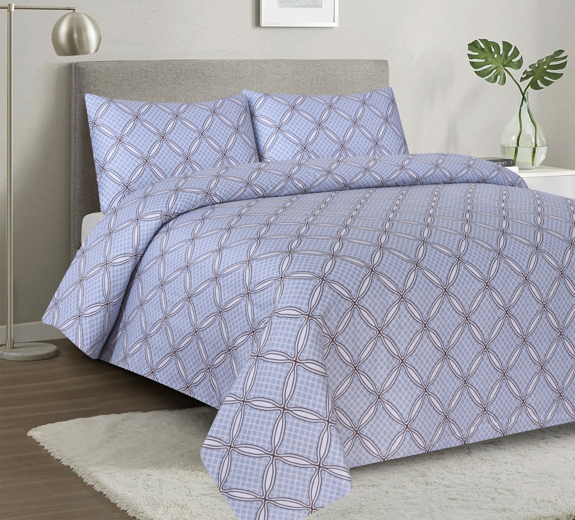 Grace D946 - Crystal Bed Sheet Set (Premium)