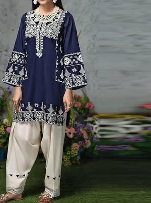 Grace S507-Embroidered 2pc lawn Dress
