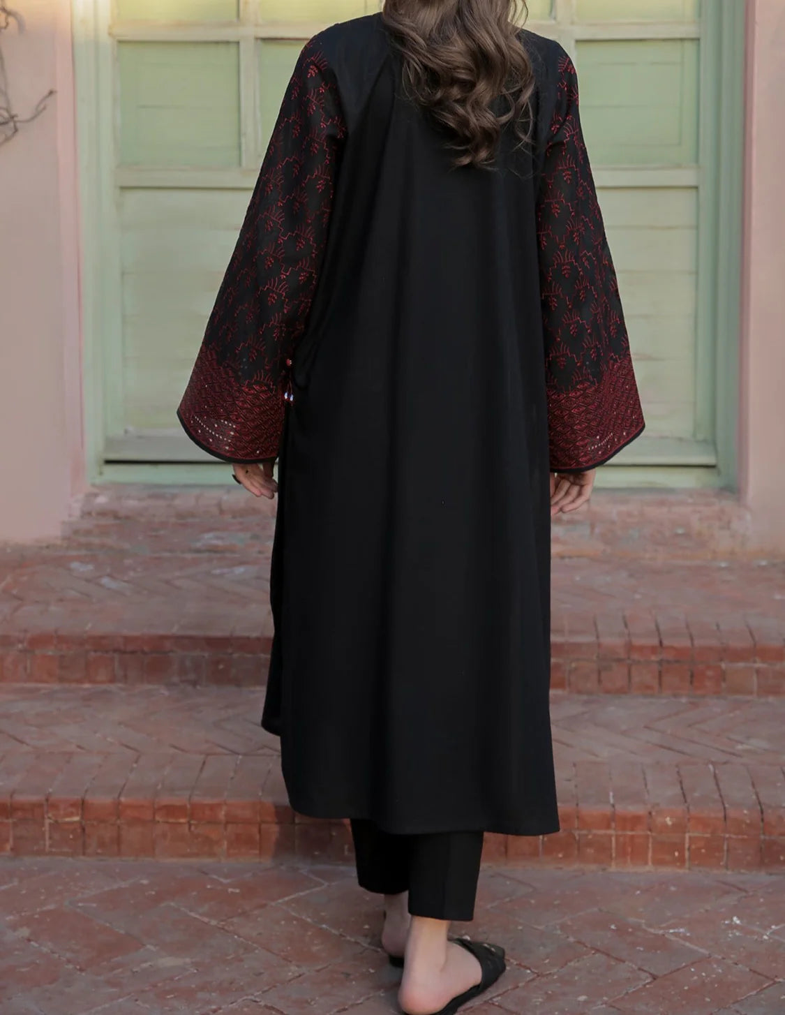 Grace Z-(S416)- Stitched Embroidered 2PC Lawn Dress.