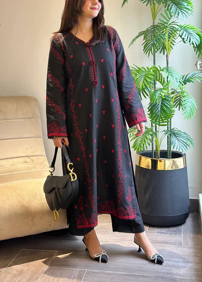 Grace Z121- Stitched Embroidered 2pc Lawn Dress