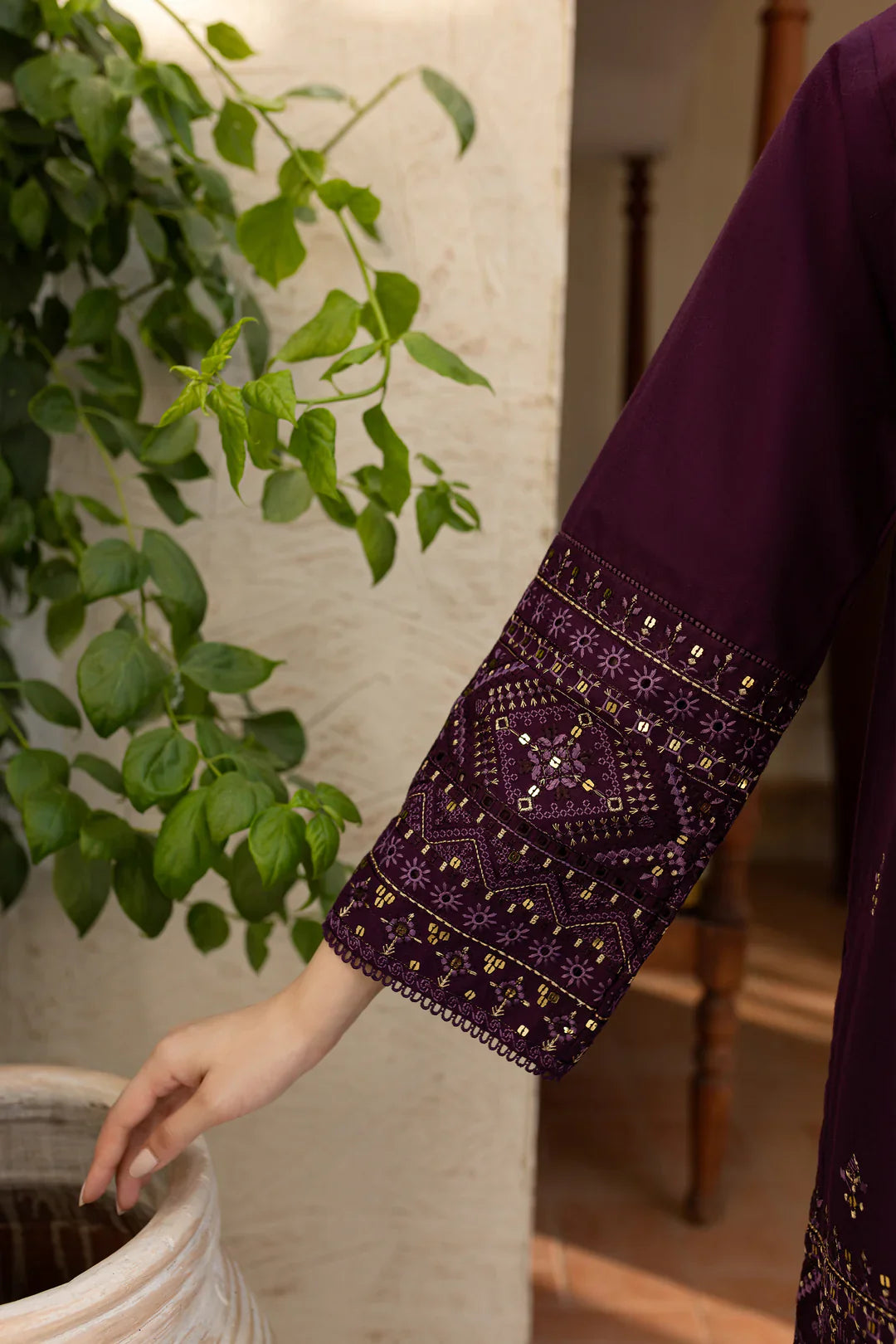 Grace W719-Embroidered 2pc Marina Dress