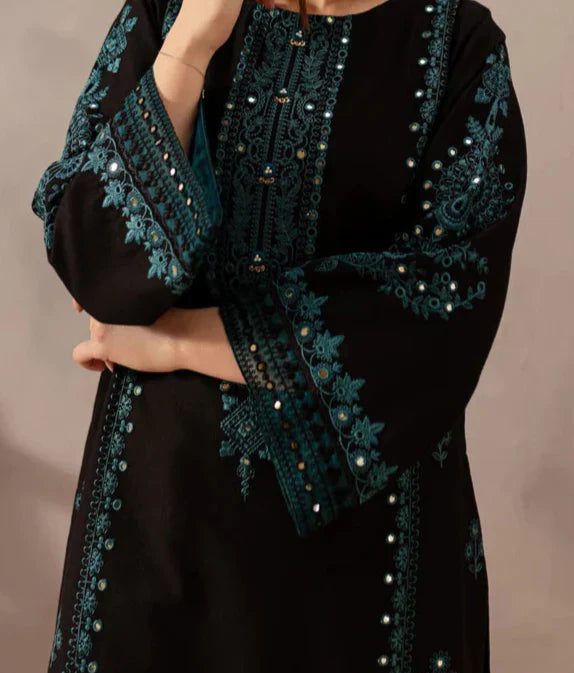 Grace Z-(W708) - Stitched Embroidered 2pc Marina Dress