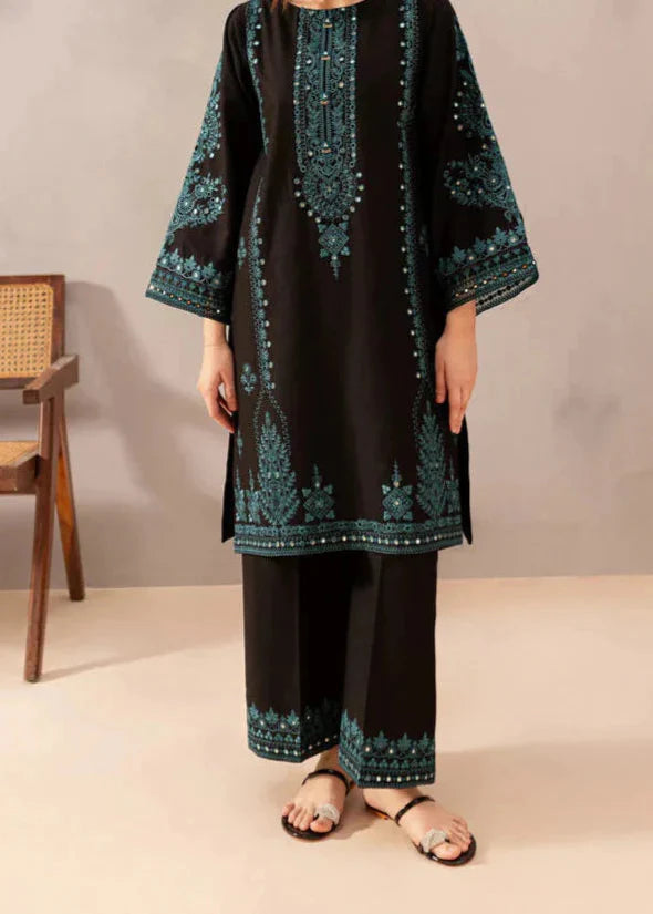 Grace Z-(W708) - Stitched Embroidered 2pc Marina Dress