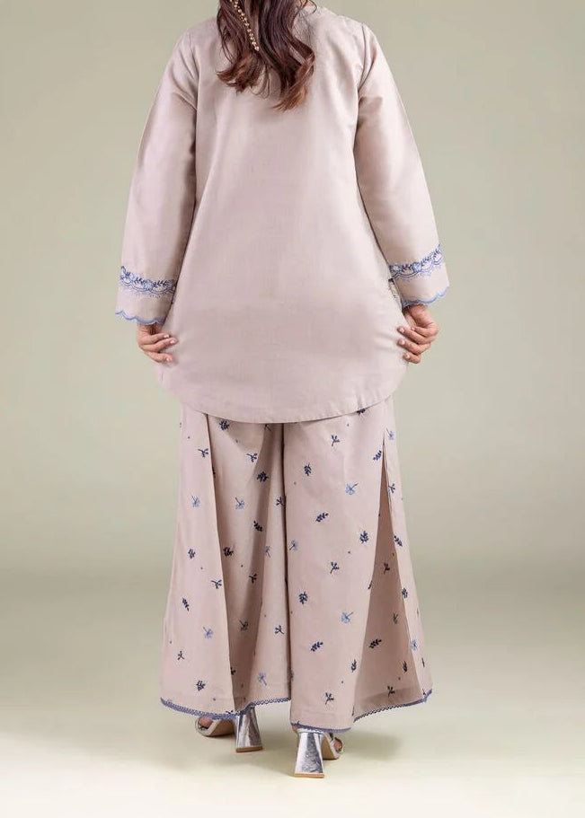 Grace S1485-Embroidered 3pc Lawn Dress With Printed Lawn Dupatta.