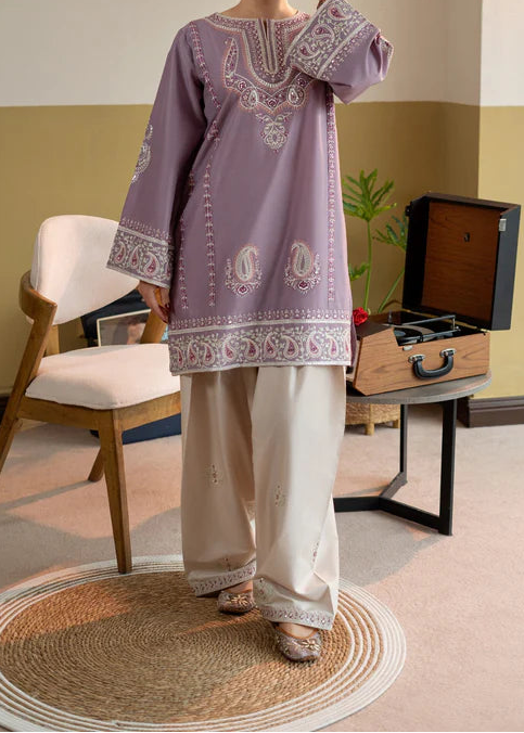 Grace S1407 - Embroidered 2pc lawn dress.