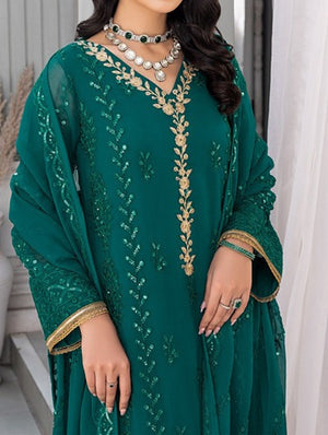 Breeze – Embroidered Chiffon Unstitched 3Pc Suit
