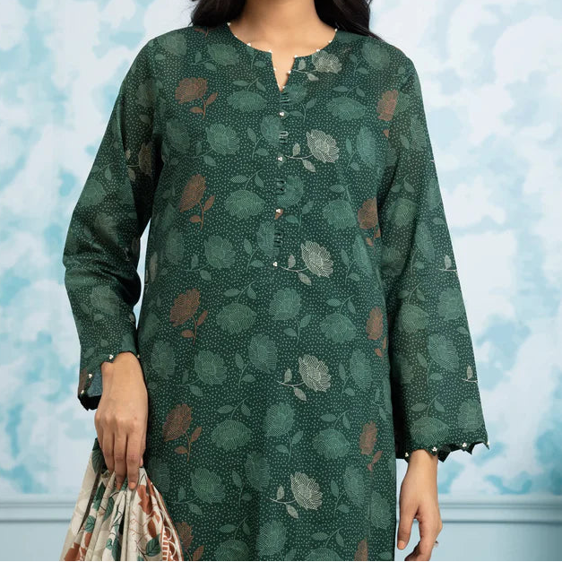 Grace S1385 - Digital Printed 3pc Lawn Dress With Printed Lawn Dupatta.