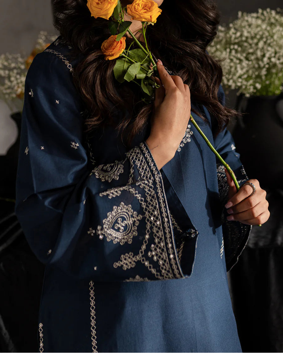 Grace W769 - Embroidered Sequence 2pc Marina Dress.