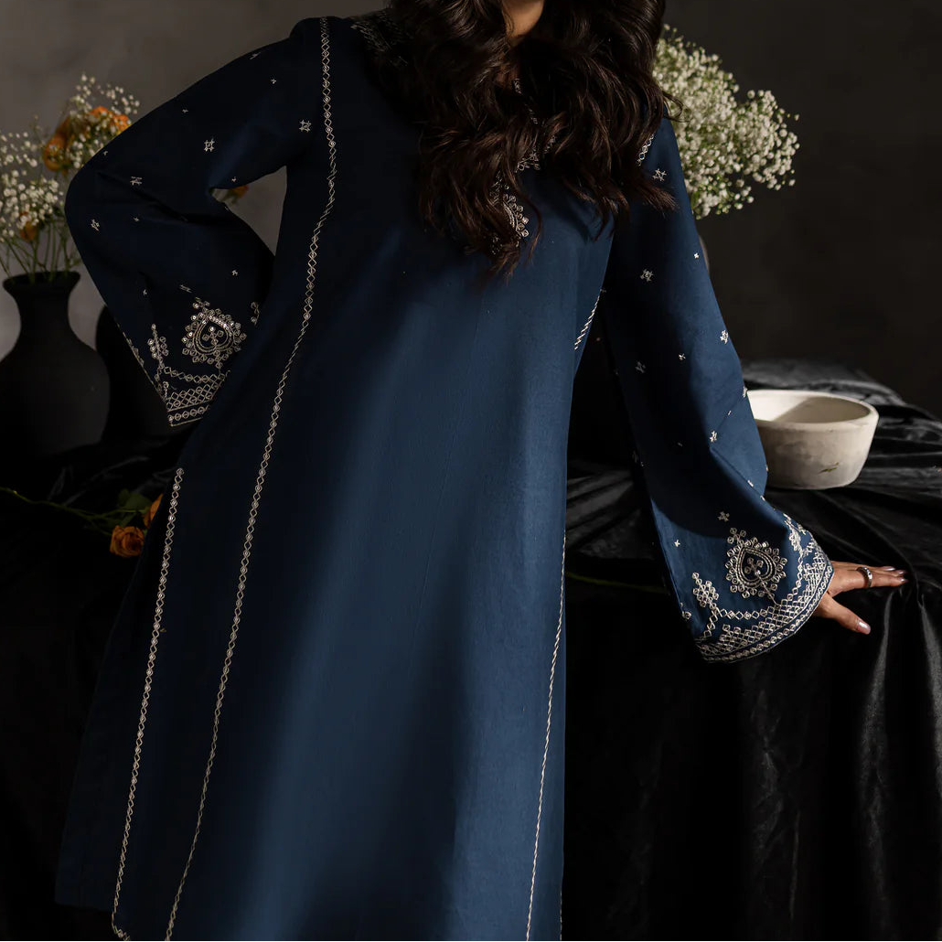 Grace W769 - Embroidered Sequence 2pc Marina Dress.