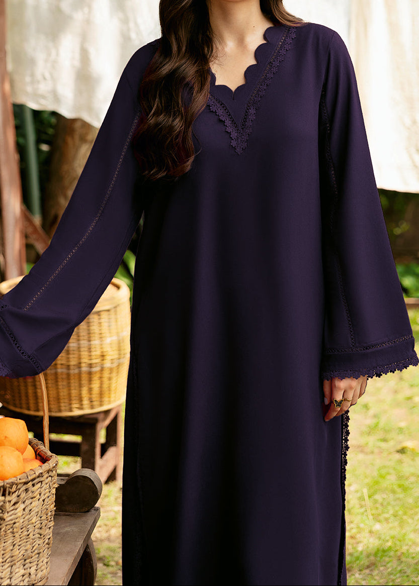 C-S 027- STITCHED 2PC DHANAK CO-ORD SET.