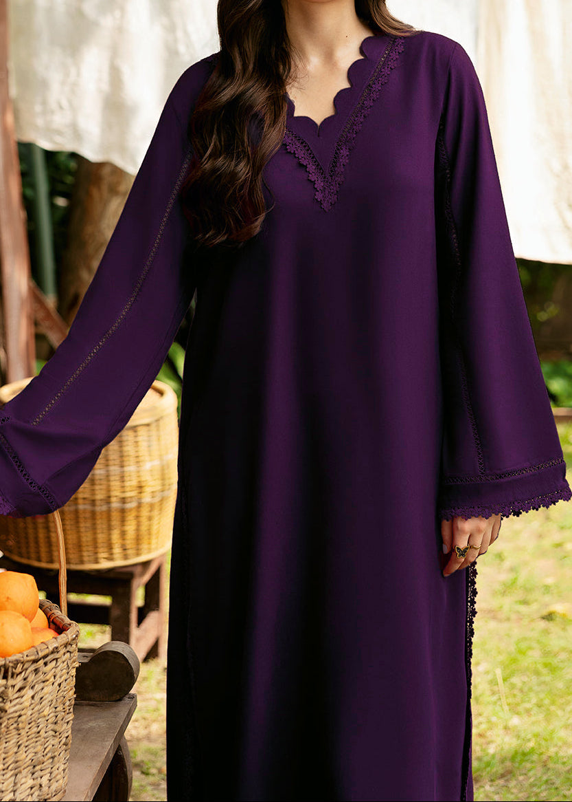 C-S 027- STITCHED 2PC DHANAK CO-ORD SET.