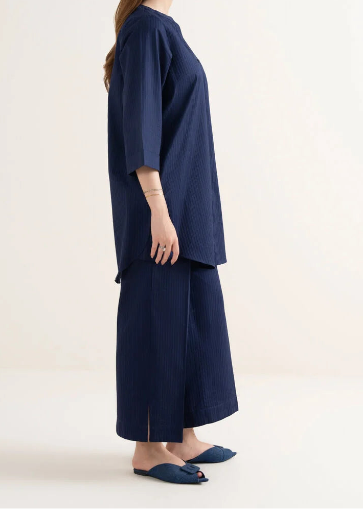 C-S 037- STITCHED 2PC DHANAK CO-ORD SET.