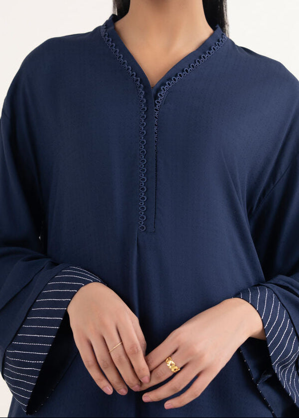 C-S 013- STITCHED 2PC DHANAK CO-ORD SET.