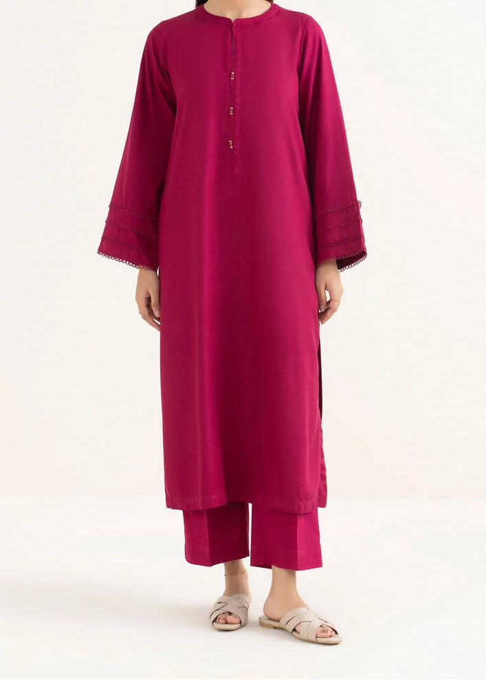 C-S 003- STITCHED 2PC DHANAK CO-ORD SET.