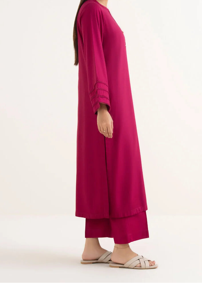 C-S 003- STITCHED 2PC DHANAK CO-ORD SET.