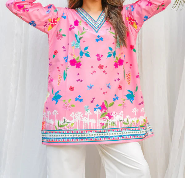 CS-117  REEMA - STITCHED 2PC PRINTED CO-ORD SET.