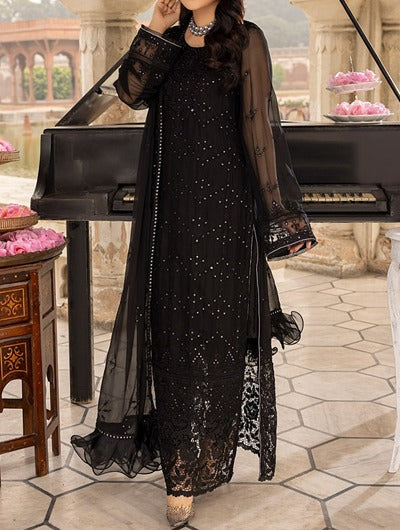 Full black hot sale dress design