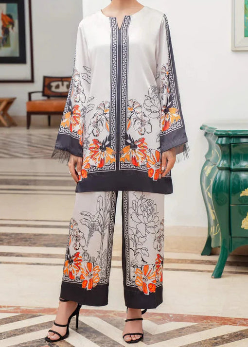 Grace W968- Digital Printed 2pc Karandi Dress.