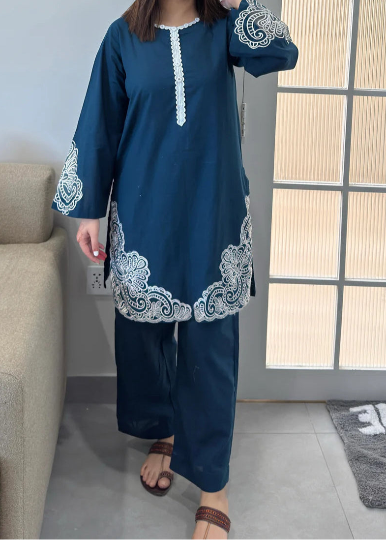 Grace S1259-Embroidered 2pc Lawn Dress.