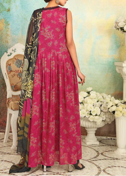 Grace S1048-Digital Printed 3pc Lawn Dress with Digital Printed Lawn Dupatta.