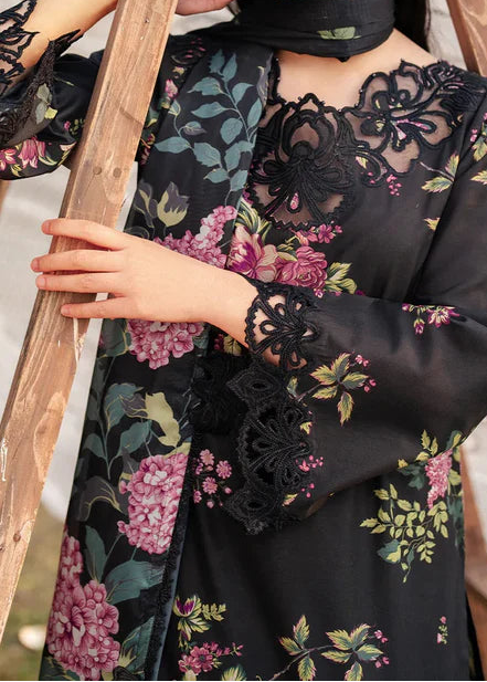 Grace S1302 - Printed & Embroidered 3pc Lawn Dress With Digital Printed Chiffon Dupatta.