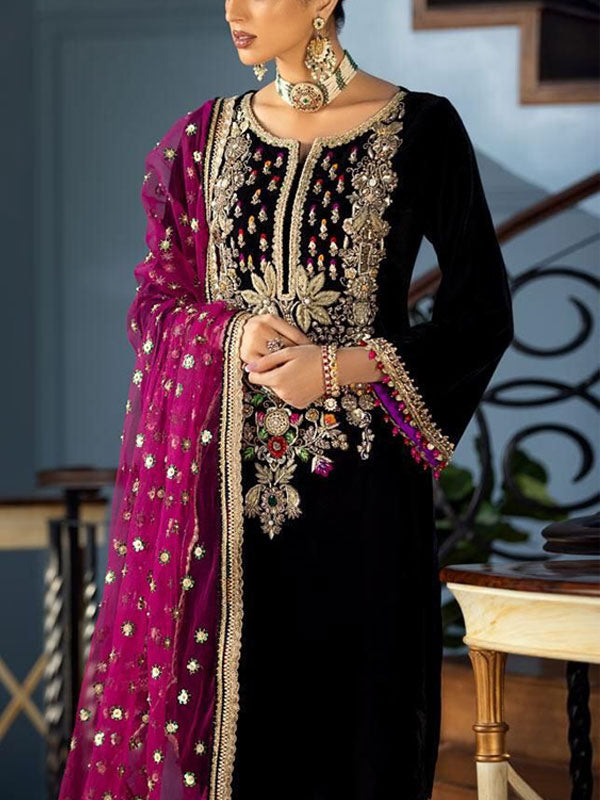 Grace S888-Embroidered 3pc Lawn Dress with Embroidered Organza Dupatta.
