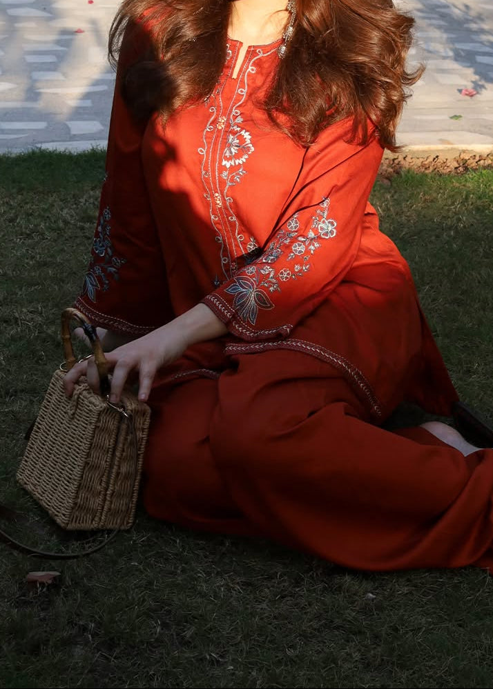 Grace W914-Embroidered 2pc Marina Dress.