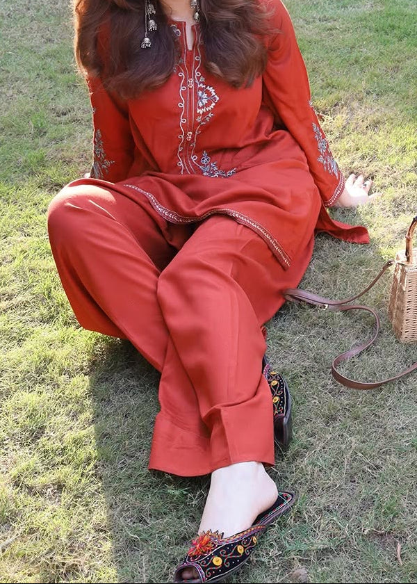 Grace W914-Embroidered 2pc Marina Dress.