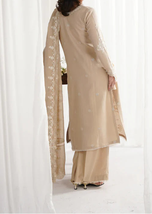 Grace S1375 - Embroidered 3pc Lawn Dress With Embroidered Organza Dupatta.