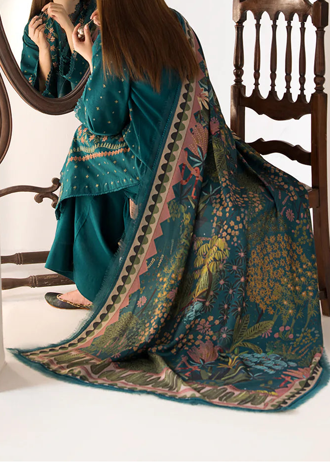 Grace S1404 - Embroidered 3pc Lawn Dress With Printed Lawn Dupatta.