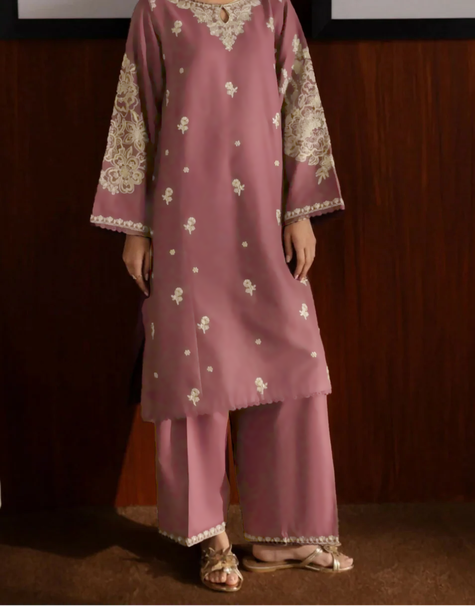 Grace W712-Embroidered 2pc Marina Dress