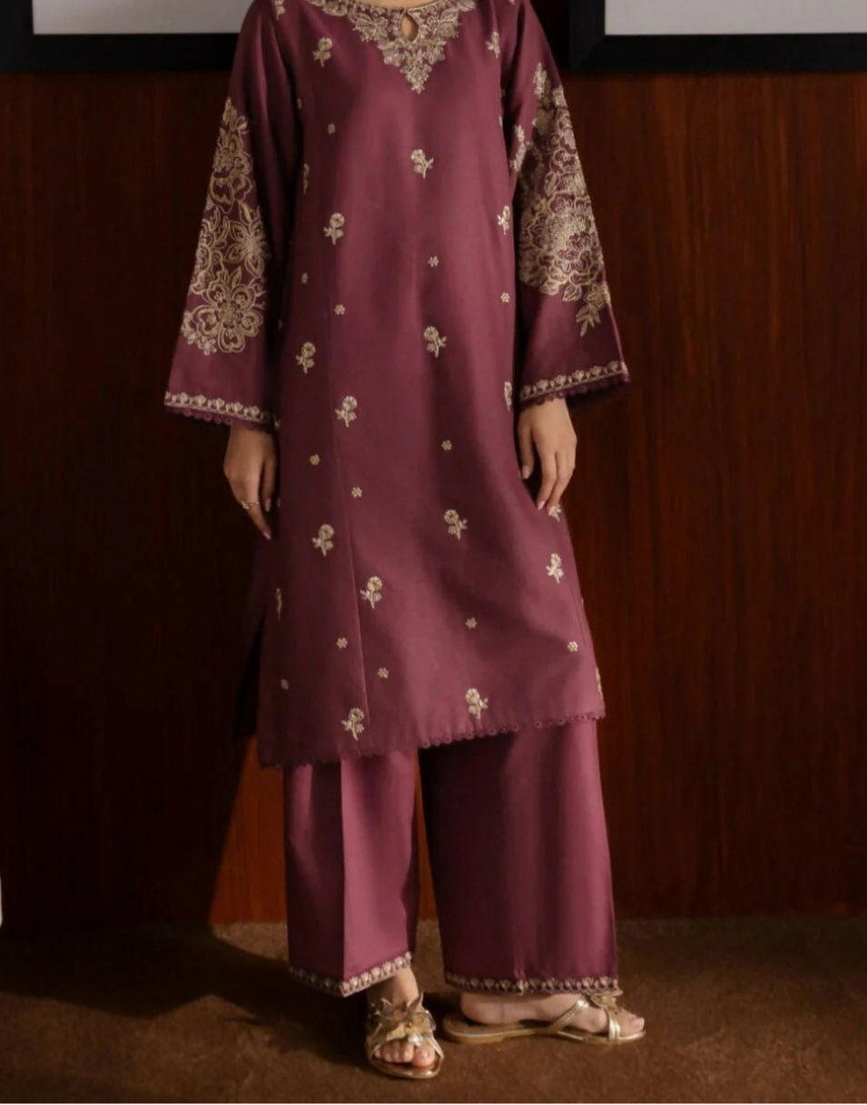 Grace S1279-Embroidered 2pc Lawn Dress