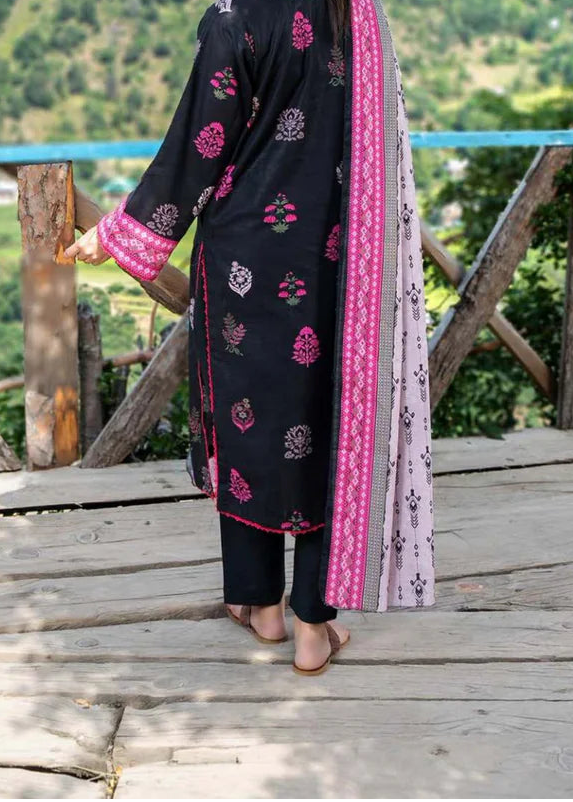Grace W871 - Digital Printed 3pc Karandi Dress With Digital Printed Karandi Shawl.