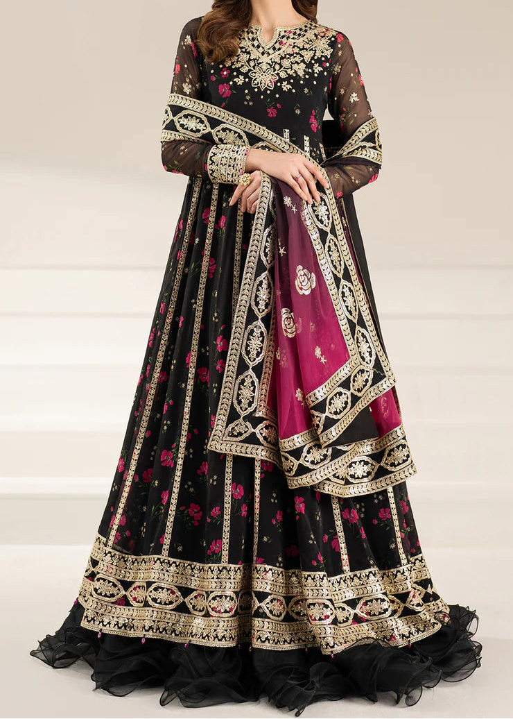 Grace S1337 - Printed &amp; Embroidered 3pc Lawn Dress With Embroidered Chiffon Dupatta.