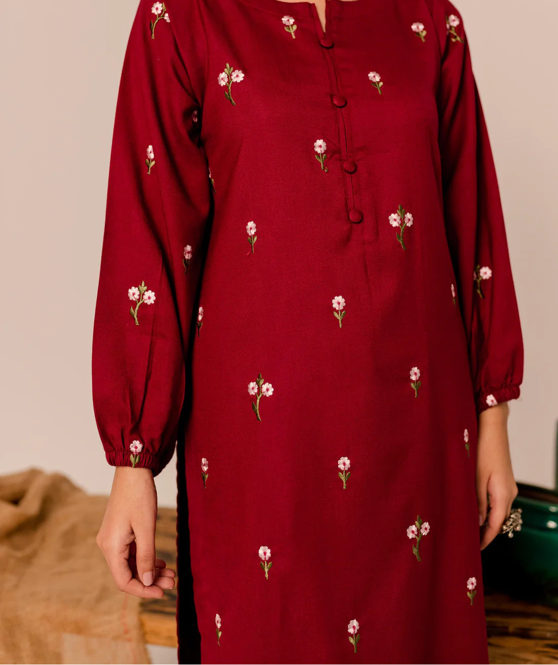 Grace W695-Embroidered 2pc Marina Dress