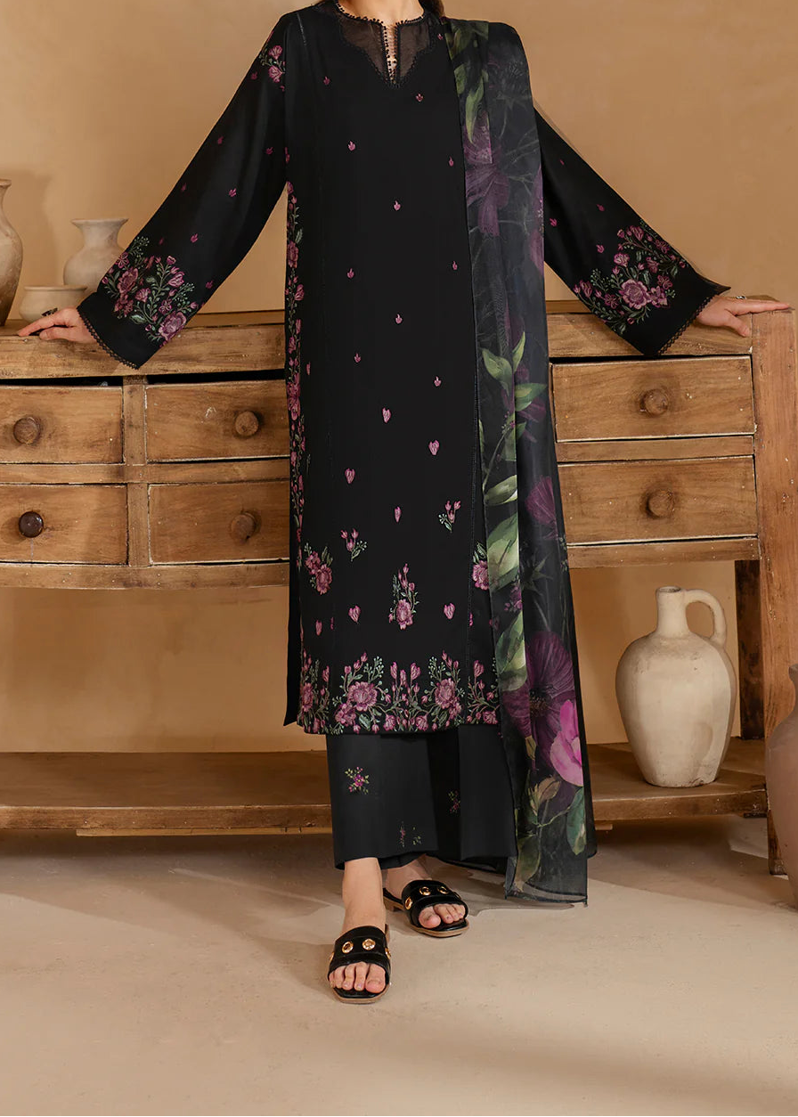 Grace S1456-Embroidered 3pc Lawn Dress With Printed Lawn Dupatta.