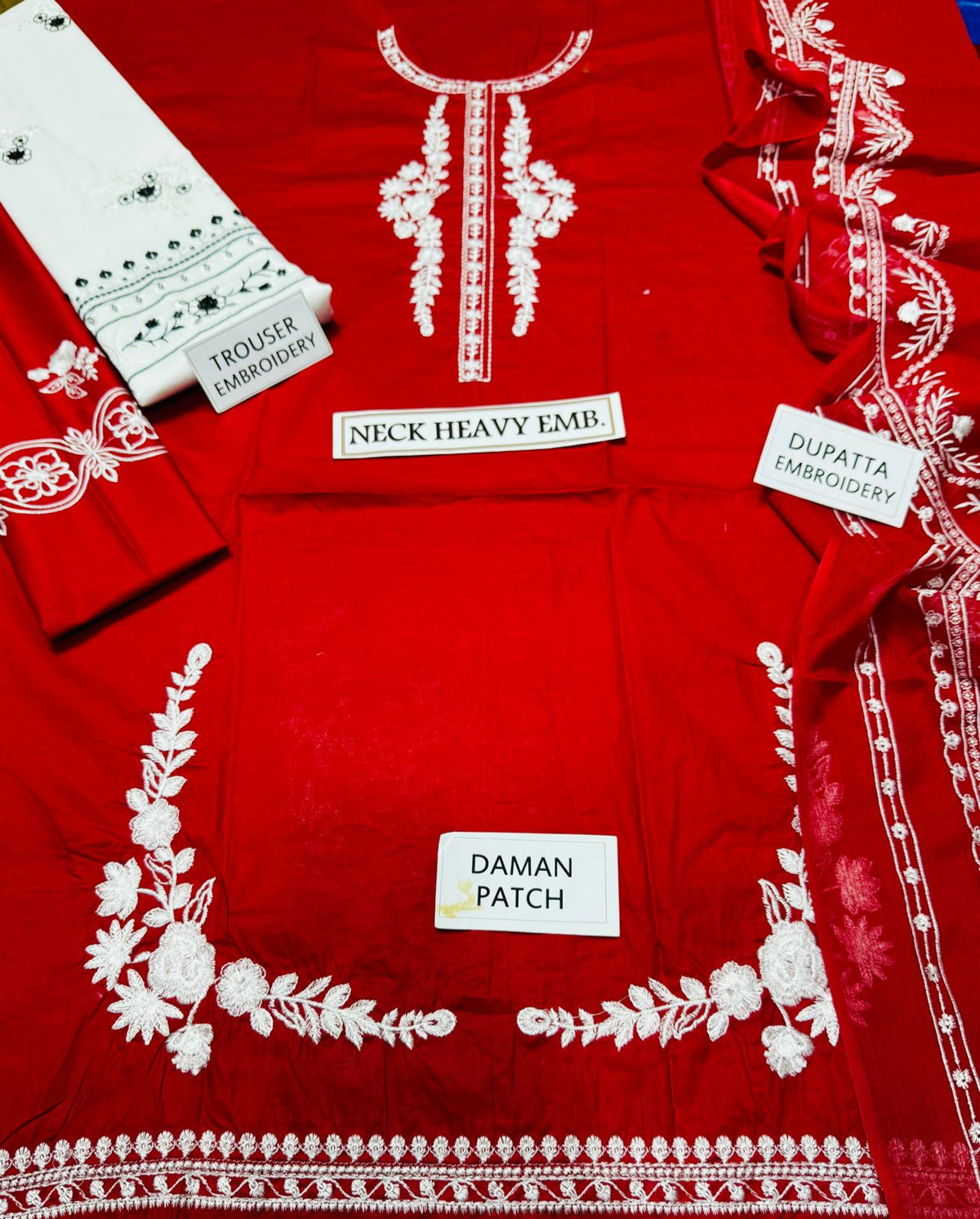Grace S839-Embroidered 2pc lawn dress