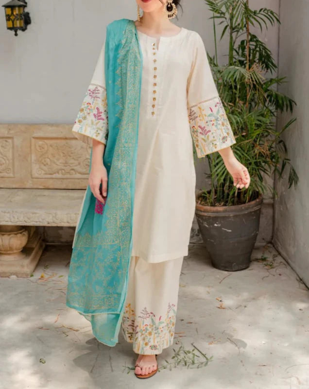 Grace S798-Embroidered 2pc lawn dress.