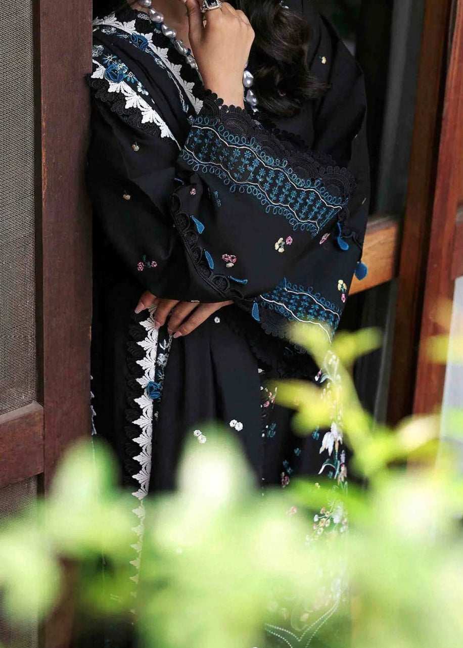 Grace W787-Embroidered 3pc Marina Dress With Embroidered Marina Shawl.