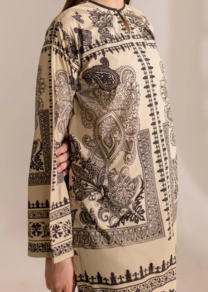 Grace W725 - Digital Printed 3pc Silk dress With Digital Printed Silk dupatta.