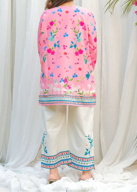 CS-117  REEMA - STITCHED 2PC PRINTED CO-ORD SET.