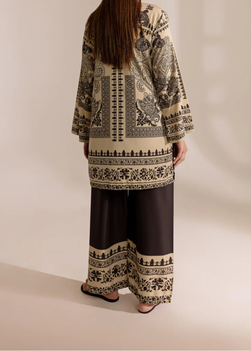 Grace W725 - Digital Printed 3pc Silk dress With Digital Printed Silk dupatta.