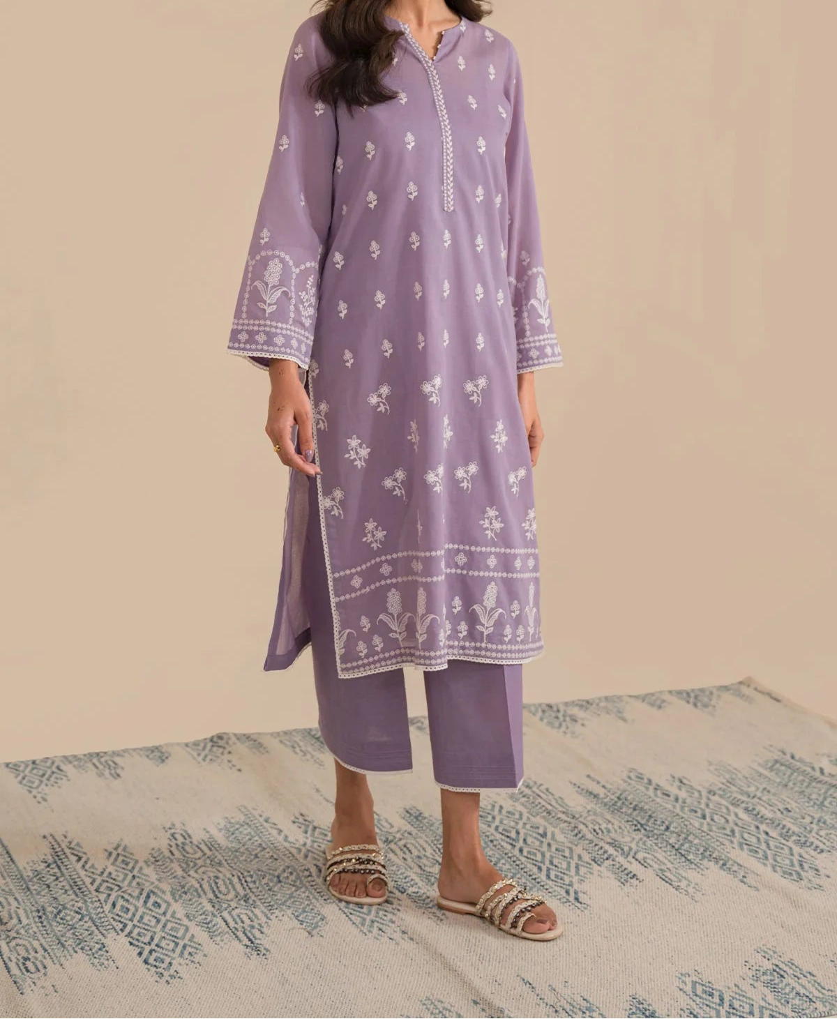 Grace W707-Embroidered 2pc Marina Dress