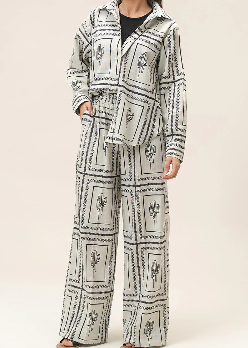 Grace W968- Digital Printed 2pc Karandi Dress.