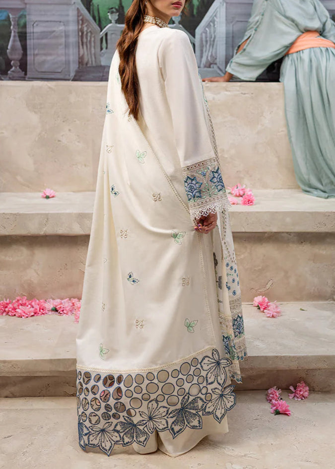 Grace S1210-Embroidered 3pc CHICKANKARI Lawn Dress With Embroidered Lawn Dupatta.