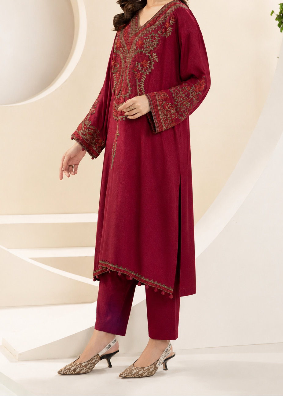 Grace W1091 - Embroidered 2pc Marina Dress.