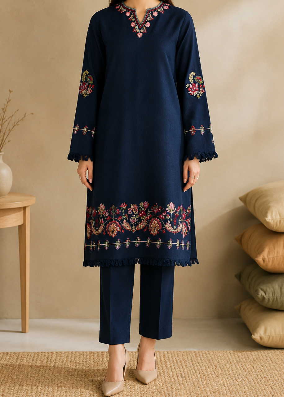 Grace W1021-Embroidered 2pc Marina Dress.