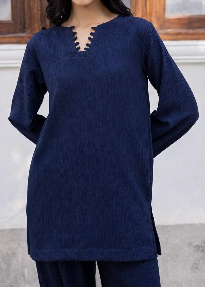 C-S 060- STITCHED 2PC LAWN CO-ORD SET.