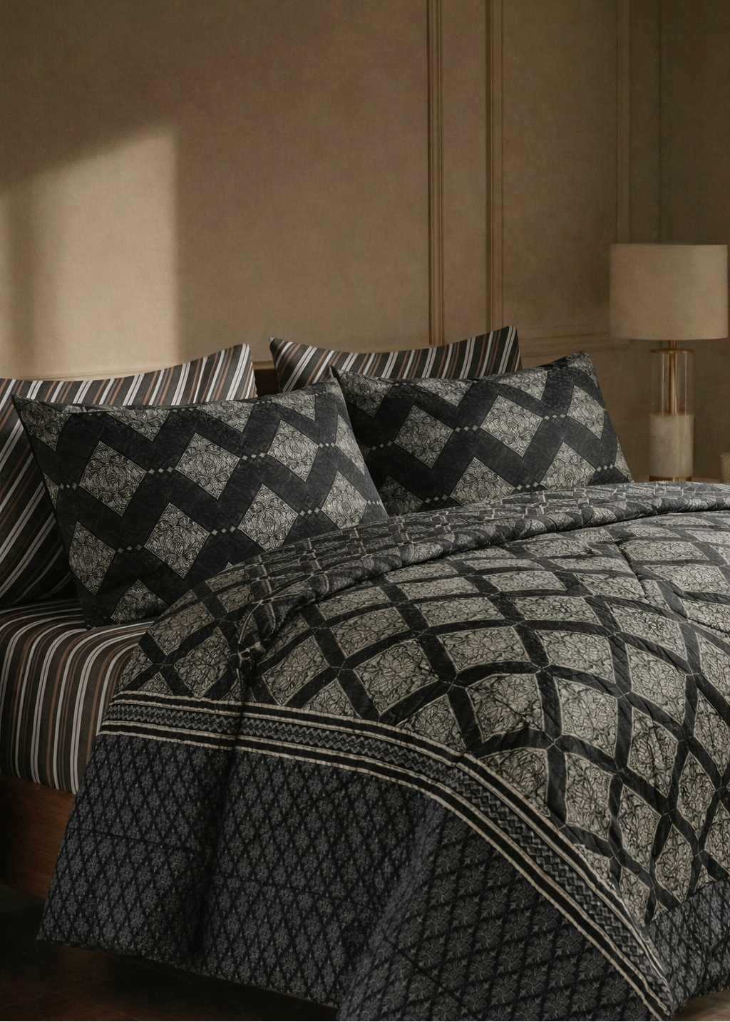 Grace D991- 6Pc Winter Razai Set ( Heavy Filling).